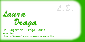 laura draga business card